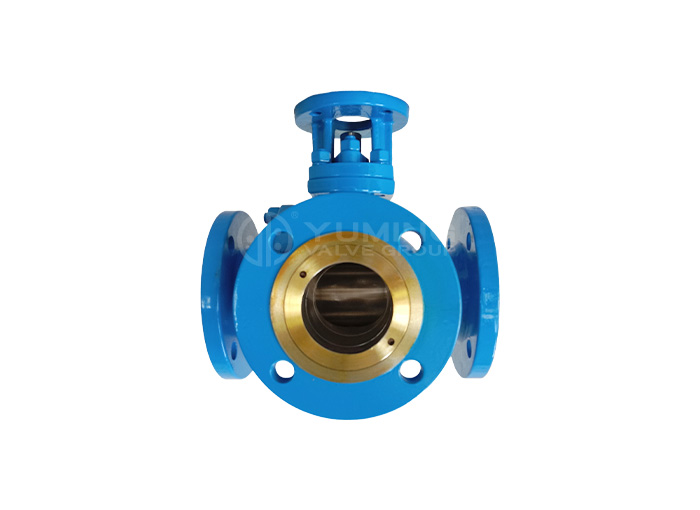 Flanged Three-way Ball Valve